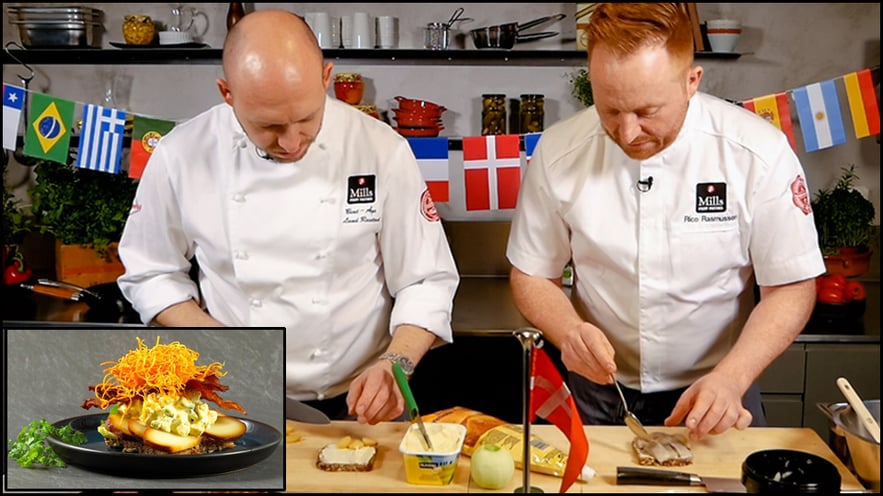 Danske kokker m innfelt smørbrød