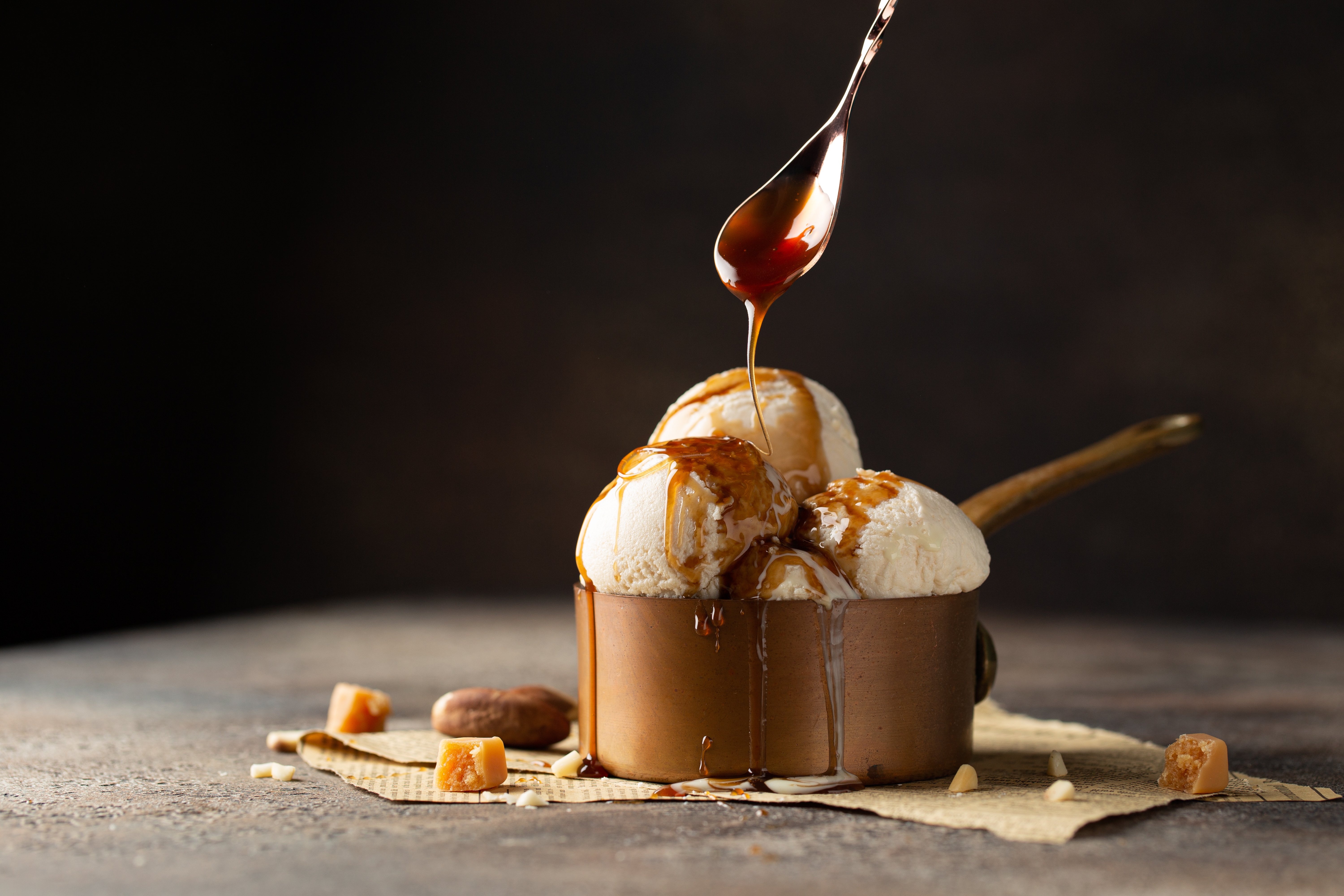 iskrem med beurre noisette