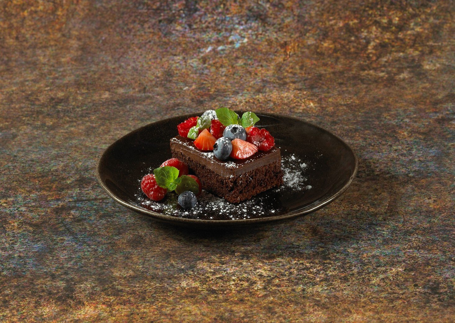 sjokoladekake med bær 1