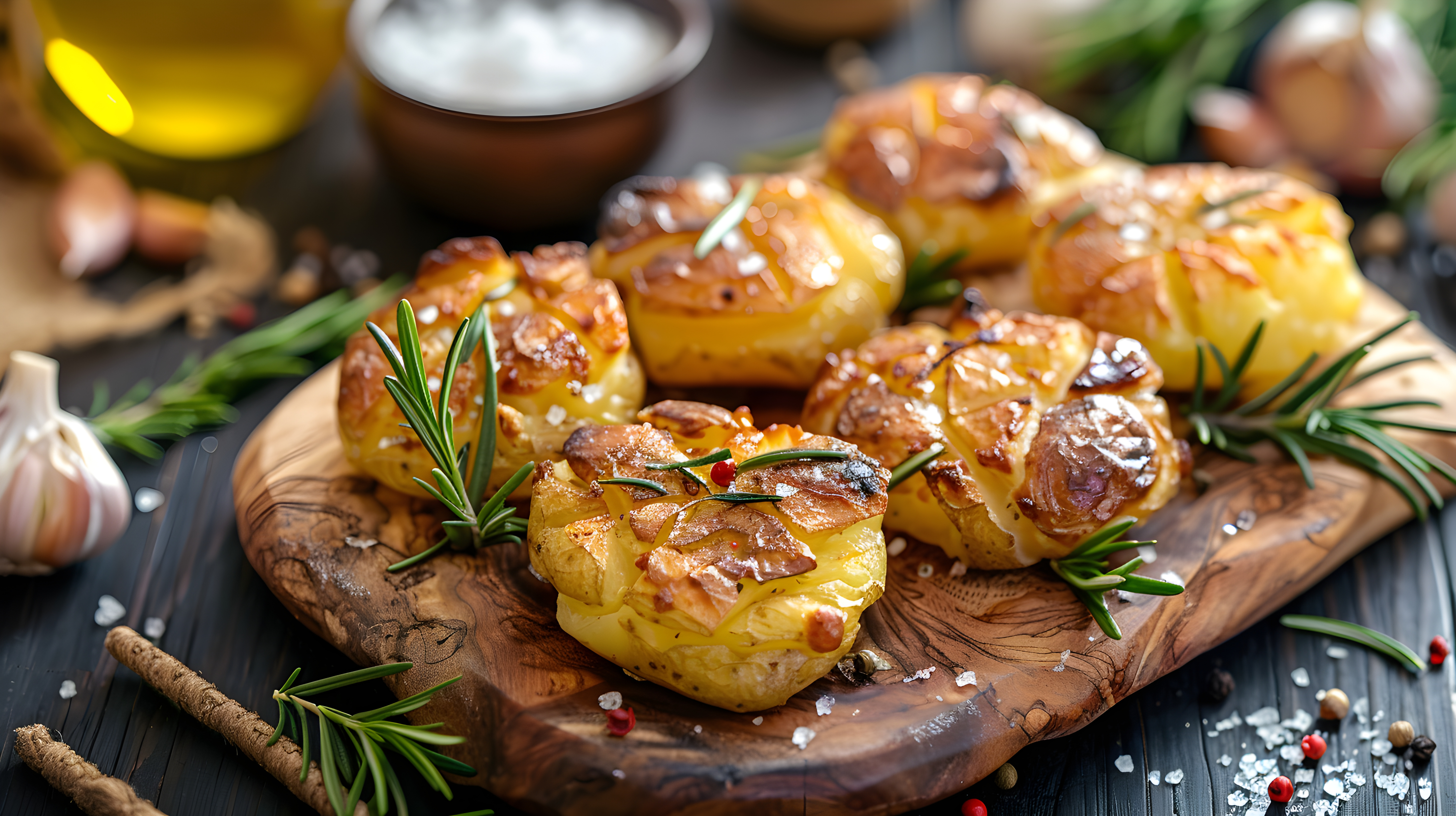 Har du testet crispy smashed potatoes?
